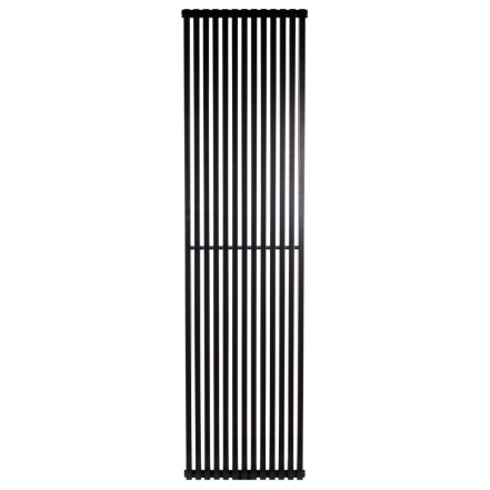 Трубчатый радиатор Betatherm вертикальный Quantum 1 2000x525 (Черный RAL9005М, подк. №99)